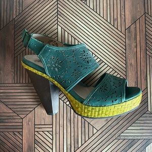 Fluevog Heeled Sandals - size 10